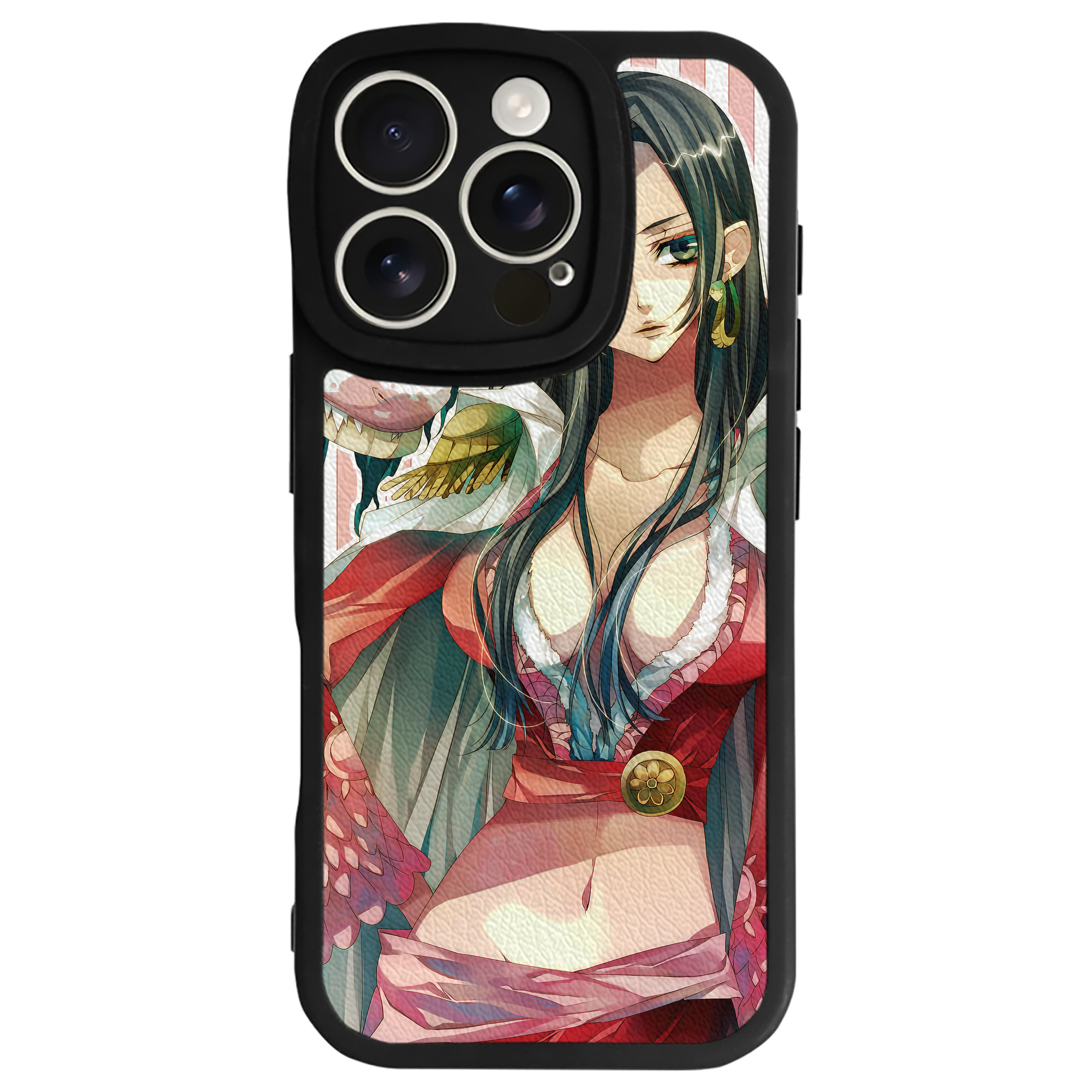 （画像用） ワンピース ONE PIECE 【iPhone 16シリーズ対応】シリコンスマホケース（レザー調） 材質：シリコン